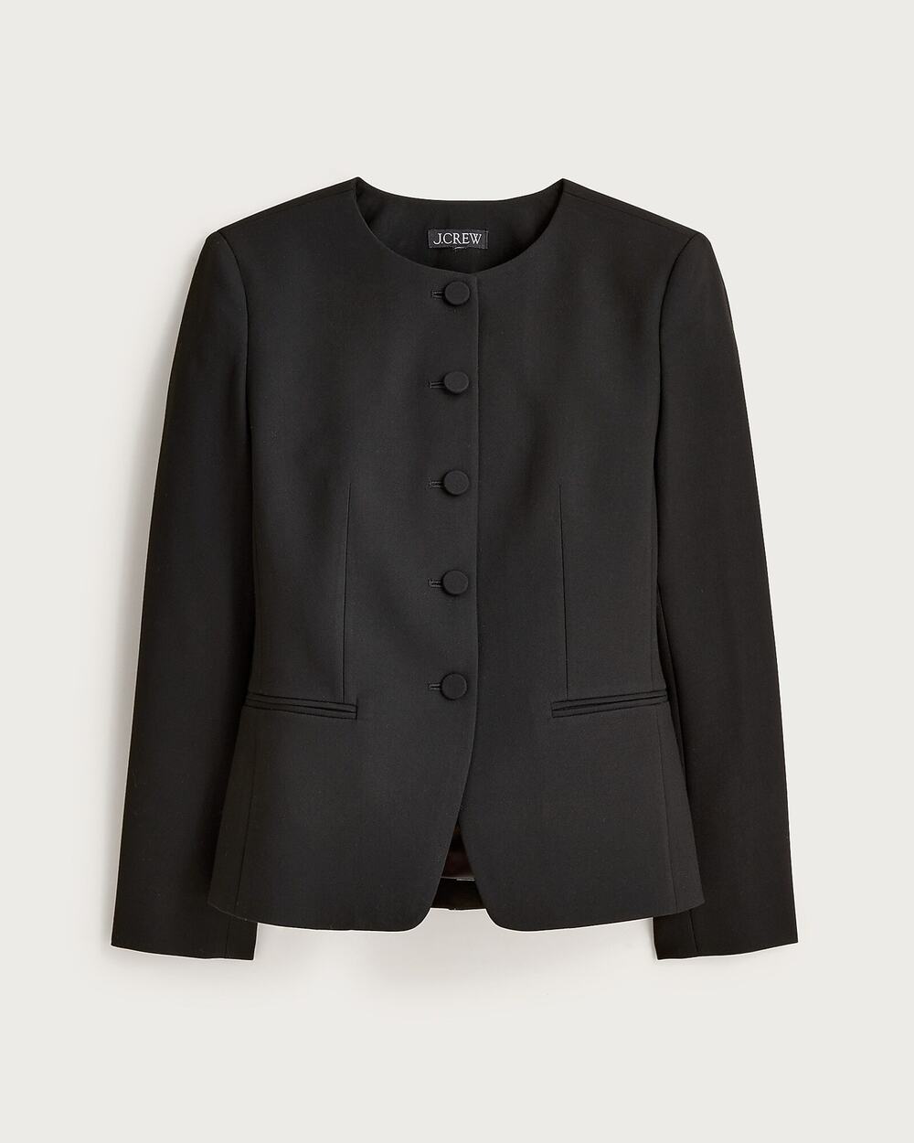 NWT J Crew Cora Lady Jacket in Four-season Stretch in Black Size 10